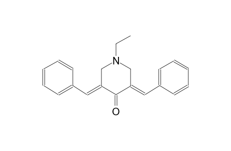 (3E,5E)-3,5-dibenzylidene-1-ethyl-4-piperidinone