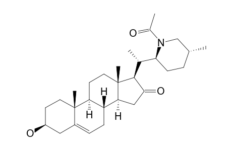 (22S,25R)-22,26-Acetylepimino-3.beta.-hydroxycholest-5-en-16-one