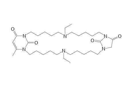 31-Methyl-7,22-diethyl-1,7,13,16,22,28-hexaazatricyclo[22,3,1,1(13,16)]tritriaconta-30-ene-15,29,32,33-tetraone