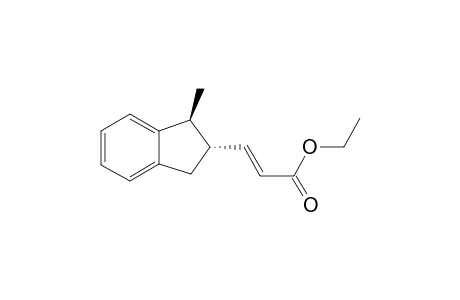 trans-Ethyl-(E)-3-(1'-methyl-2',3'-dihydro-1H-2'-indenyl]-2-propenoate