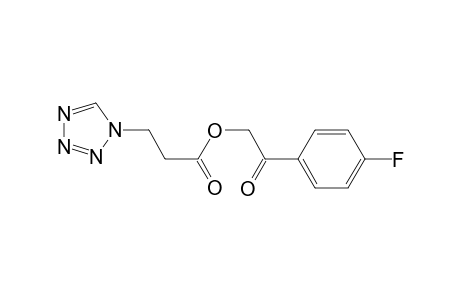 1H-1,2,3,4-Tetrazole-1-propanoic acid, 2-(4-fluorophenyl)-2-oxoethyl ester