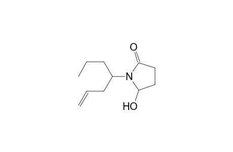 2-Pyrrolidinone, 5-hydroxy-1-(1-propyl-3-butenyl)-