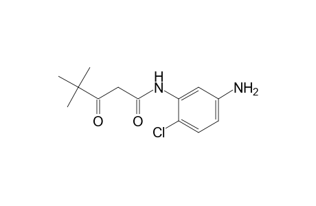 N-(5-amino-2-chlorophenyl)-4,4-dimethyl-3-oxopentanamide