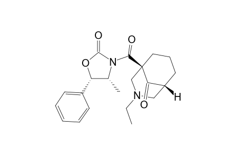 (1'R,5'R,4R,5S)-3-(3'-Ethyl-9'-oxo-3'-azabicyclo[3.3.1]nonane-1'-carbonyl)-4-methyl-5-phenyloxazolidin-2-one