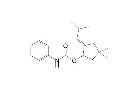 (E)-4,4-Dimethyl-2-(2-methylpropylidene)cyclopentyl N-phenylcarbamate