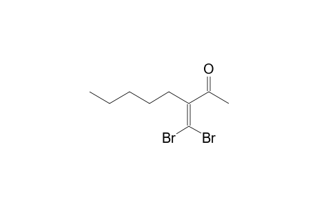 3-(Dibromomethylene)-2-octanone