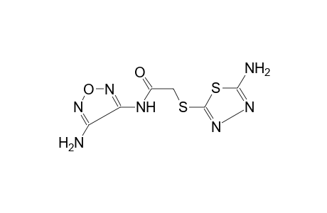 N-(4-Amino-1,2,5-oxadiazol-3-yl)-2-[(5-amino-1,3,4-thiadiazol-2-yl)sulfanyl]acetamide