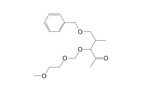 (3s,4s)-5-benzyloxy-3-methoxyethoxymethoxy-4-methylpentan-2-one