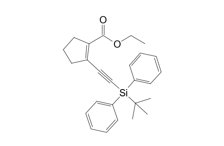 Ethyl 2-(4,4-dimethyl-3,3-diphenyl-3-silapent-1-yn-1-yl)-cyclopent-1-ene-1-carboxylate