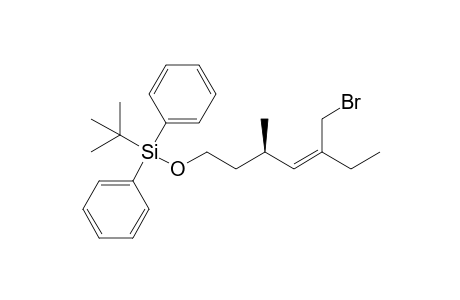 [(Z,3R)-5-(bromomethyl)-3-methyl-hept-4-enoxy]-tert-butyl-diphenyl-silane