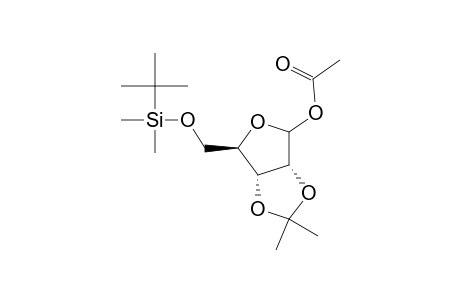 1-O-Acetyl-5-O-[(1,1-dimethylethyl)dimethylsilyl]-2,3-O-(1-methylethylidene)-D-ribofuranose