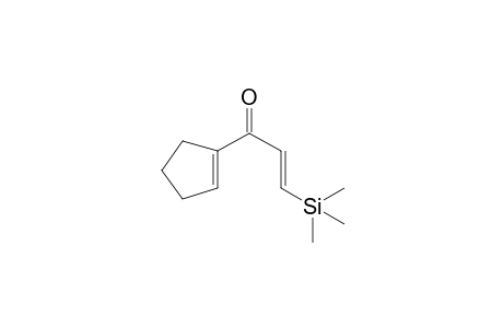 (E)-1-(1-Cyclopentenyl)-3-trimethylsilyl-2-propen-1-one
