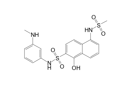 2-Naphthalenesulfonamide, 1-hydroxy-N-[3-(methylamino)phenyl]-5-[(methylsulfonyl)amino]-