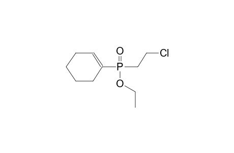 ETHYL 1-CYCLOHEXENYL(2-CHLOROETHYL)PHOSPHINATE