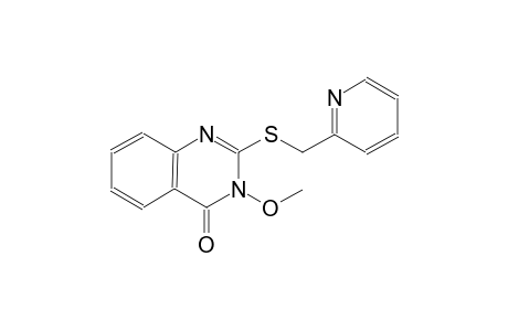 3-methoxy-2-[(2-pyridinylmethyl)sulfanyl]-4(3H)-quinazolinone