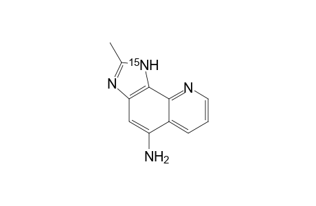 5-Amino-2-methyl-3(1)h-15N-imidazo(4,5H)quinoline