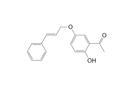 Ethanone, 1-[2-hydroxy-5-[(3-phenyl-2-propenyl)oxy]phenyl]-