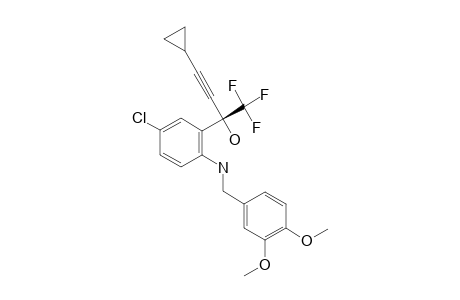 (S)-5-CHLORO-ALPHA-(CYCLOPROPYLETHYNYL)-2-[(3,4-DIMETHOXYPHENYL)-METHYLAMINO]-ALPHA-(TRIFLUOROMETHYL)-BENZENEMETHANOL