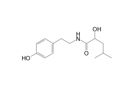 N-[2-(4-Hydroxyphenyl)ethyl]-2-hydroxy-4-methylpentanamide