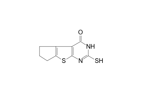 2-Sulfanyl-3,5,6,7-tetrahydro-4H-cyclopenta[4,5]thieno[2,3-d]pyrimidin-4-one
