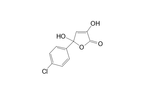 5-(4-Chlorophenyl)-3,5-bis(oxidanyl)furan-2-one