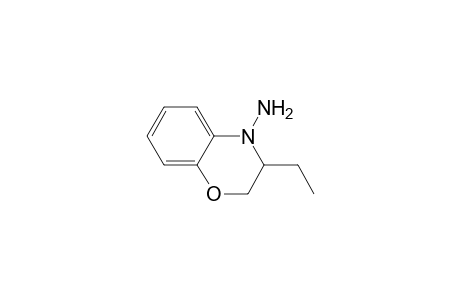 4H-1,4-Benzoxazin-4-amine, 3-ethyl-2,3-dihydro-, (.+-.)-