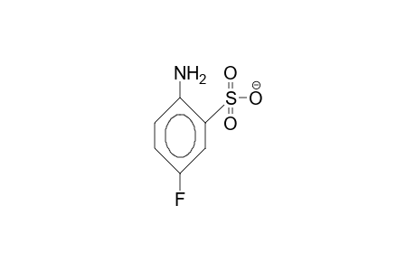 2-Amino-5-fluoro-benzenesulfonate anion