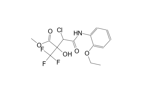 methyl 3-chloro-4-(2-ethoxyanilino)-2-hydroxy-4-oxo-2-(trifluoromethyl)butanoate