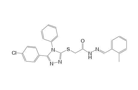 acetic acid, [[5-(4-chlorophenyl)-4-phenyl-4H-1,2,4-triazol-3-yl]thio]-, 2-[(E)-(2-methylphenyl)methylidene]hydrazide