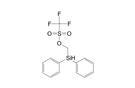 diphenyl(trifluoromethylsulphonyloxymethyl)silane