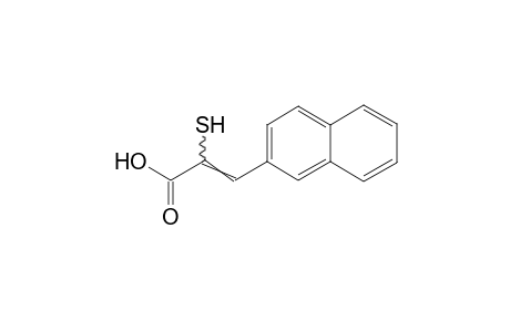 α-Mercapto-1-naphthaleneacrylic acid