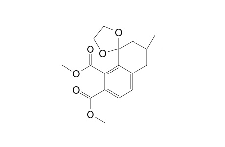 6',6'-Dimethyl-5',6'-dihydrospiro[1,3-dioxolan-2,8'(7'H)-naphthalene]-1',2'-dicarboxylic acid-dimethylester