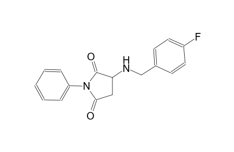 3-[(4-fluorobenzyl)amino]-1-phenyl-2,5-pyrrolidinedione