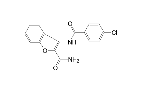 3-[(4-Chlorobenzoyl)amino]-1-benzofuran-2-carboxamide