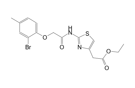 4-thiazoleacetic acid, 2-[[(2-bromo-4-methylphenoxy)acetyl]amino]-,ethyl ester