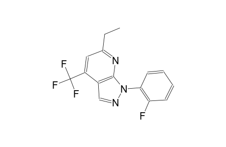 1H-pyrazolo[3,4-b]pyridine, 6-ethyl-1-(2-fluorophenyl)-4-(trifluoromethyl)-