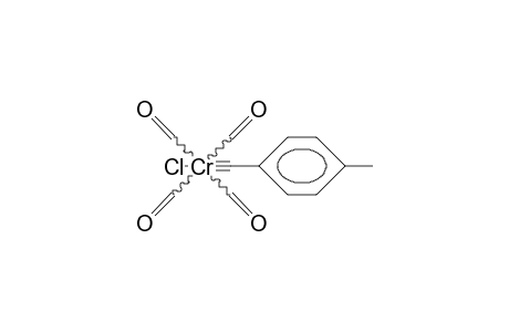 trans-Tetracarbonyl-chloro-(4-methyl-phenylcarbyne) chromium