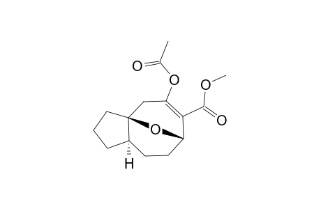 (1R*,3R*,5S*)-11-Acetoxy-12-(methoxycarbonyl)-2-oxatricyclo[6.3.1.0(1,6)]dodec-11-ene