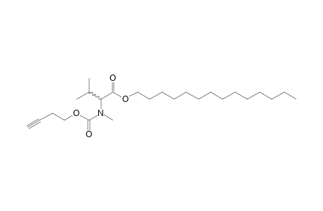 dl-Valine, N-methyl-N-(but-3-yn-1-yloxycarbonyl)-, tetradecyl ester