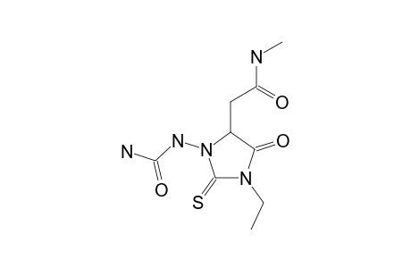 2-[3-[(AMINOCARBONYL)-AMINO]-1-ETHYL-5-OXO-2-THIOXO-IMIDAZOLIDIN-4-YL]-N-METHYLACETAMIDE