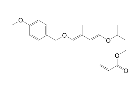 1,2-<anti.-2-[3'-Methyl-4'-(p-methoxybenzyloxy)buta-1',3'-dienyloxy]-1-methylpropyl Acrylate