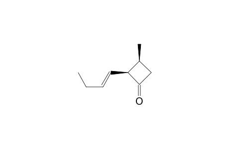 Cyclobutanone, 2-(1-butenyl)-3-methyl-, [2R-[2.alpha.(E),3.alpha.]]-