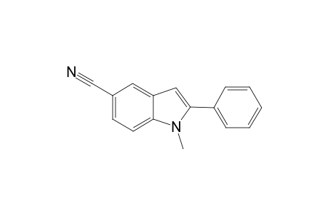 1-Methyl-2-phenyl-1H-indole-5-carbonitrile