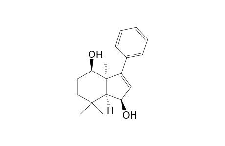 3a,7,7-Trimethyl-3-phenyl-3a,4,5,6,7a,7b-hexahydro-1H-inden-1,4-diol