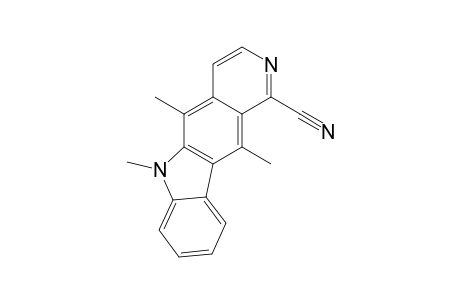 5,6,11-trimethyl-1-pyrido[4,3-b]carbazolecarbonitrile