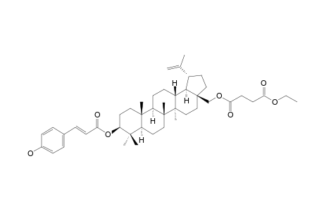 3-(E)-Coumaroylbetulin-28-yl Ethyl Succinate