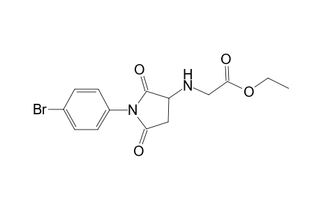 Acetic acid, [[1-(4-bromophenyl)-2,5-dioxo-3-pyrrolidinyl]amino]-, ethyl ester