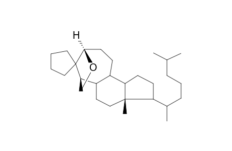 6BETA,19-EPOXY-CYCLOPENTANE-1'-SPIRO-5-(7A-HOMO-DES-A-CHOLESTAN-6-ONE)