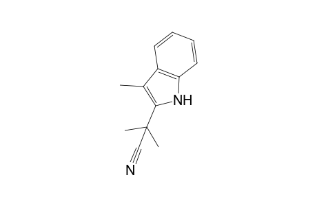 2-Methyl-2-(3-methyl-1H-indol-2-yl)propanenitrile
