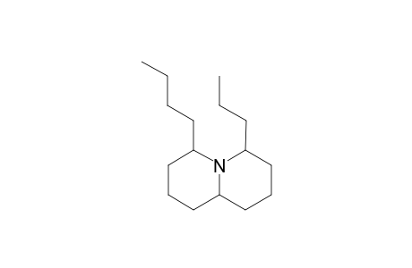 4-Propyl-6-butylquinolizidine